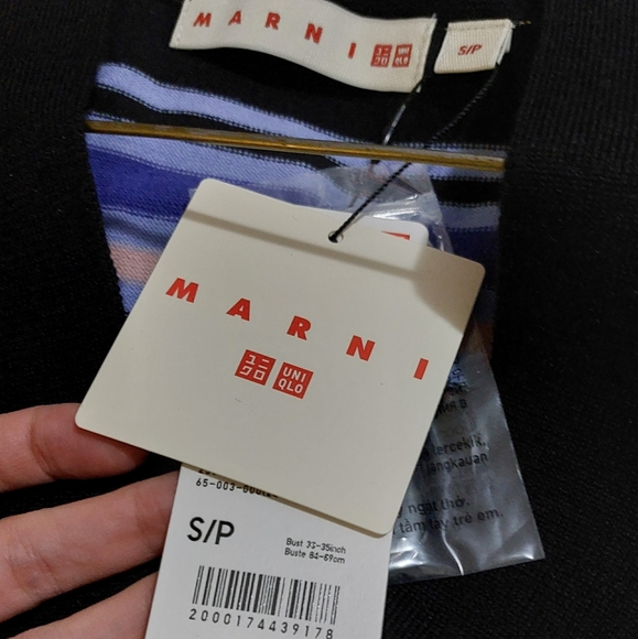 Marni for uniqlo Merino wool cardigan bnwt size S - Picture 2 of 3